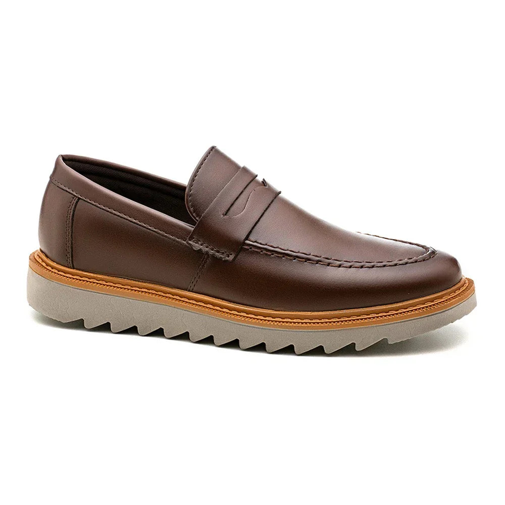 Mocassin Homme à Semelle Crantée – Style, Légèreté et Confort