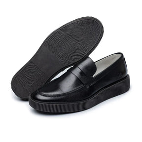 Chaussure Habillée Homme Mocassin en Cuir Véritable – Style Décontracté