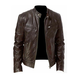 Veste en Cuir pour Homme Racer Bellvian - BL156