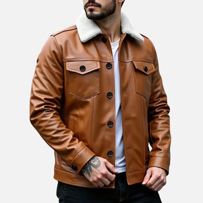 Veste en Cuir pour Homme Bellvian - BL113